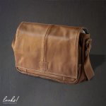 Christopher Leather Laptop Crossbody Carrier