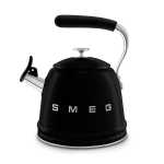Smeg 2.3L Black Whistling Kettle - WKF01BL
