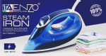 Enzo ITA-60013 Automatic Power-off Self-cleaning Anti-drip Professional Electric Steam Iron