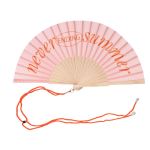 Never Ending Summer Handheld Fan - Wood & Textile