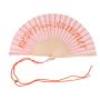 Never Ending Summer Handheld Fan - Wood & Textile