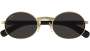 Cartier Buffalo Horn Frame Sunglasses In Gold & White - White And Gold