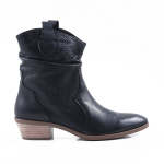 Western Black - Black 42 Leather
