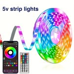USB LED Light Strip 44-KEY Interior Decoration App Remote Control Light Strip For Home Kitchen Living Room Dormitory Party Decor