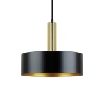 Konan Metal Pendant Light Black White - White