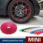 Abs Resin Wheel Rim Protectors - Scratch-resistant Trim Rings Durable & Adhesive Car Wheel Edge Guard Strip Fits Most Rims - Maj