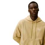 Calvin Klein Mens Premium Fleece Matchbox Hoodie In Mustard - Brown 2XL