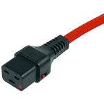 2M C19 F To C20 M Lockable Power Cable - Red