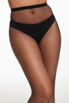 Black Fishnet Pantyhose Stockings With Free Seamless Panties Free Size