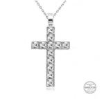 Cross Necklace Embellished With Swarovski Crystals