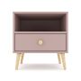 Bam Impression One Drawer Bedside Table - Naran