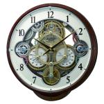 Rhythm Magic Motion Clock 2 41 Cm X 39 Cm X 8.3 Cm