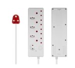 8-WAY High Surge Multiplug 0.5M - White
