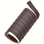 2-METER Deluxe Car Trim Strip Trim Polyurethane Pu Leather Braided Trim Strip Door Dashboard Sticker Car Interior Diy Strip Univ