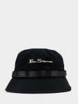 Bear Embossed Bucket Hat - Black - Black L - 58CM