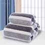 2pcs Coral Velvet Face Towel &Bath Towel Set Soft Bath Towel Multi-Purpose Absorbent Cleaning Towel For Swimming Pool Home Gym Bathroom Accessories