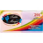 Serviettes 1PLY 200'S White
