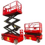 10M-12M Self-propelled Hydraulic Shear Jack Lift