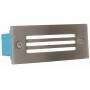 Eurolux Rectangle S.steel LED Footlight With Gri