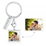 CAS102616 - Personalized Photo Keyring Stainless Steel
