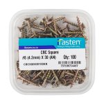 CBC Ifasten Square NO8 4.2MMX30MM 100 Pt Livestainable