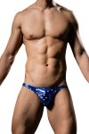 Blue Star Wet Look Patent Leather Bikini