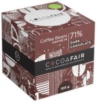 CocoaFair Coffee Beans In 71% Dark Chocolate