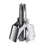 Men Manual Stainless Steel Blades Nose Hair Trimmer