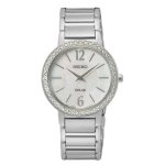 Seiko Solar Ladies White Dial Watch