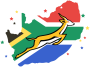 Springboks Logo With Sa Flag Rugby Decal