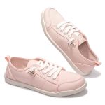 Womens Slip On Shoes Canvas Tennis Shoes For Women With Arch Support Classic Casual Fashion Sneaker Shoes Walking PINK_1 11