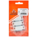 White Magnetic Catch 4-PACK