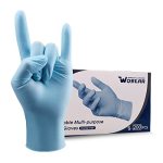Wostar Nitrile Disposable Gloves Small 4MIL 200PCS Powder Latex Free Nitrile Exam Gloves For Industrial Use