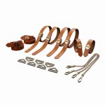 Lockink - 8-BONDAGE-STRAPS Restraint Set - Brown
