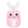 Ushape Toothbrush Compatible With Kids Pink