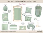 Cot Duvet Bedding Duck Goose Green And White Gingham Check The Duck Goose
