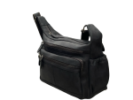 Premium Italian Leather Multizip Crossbody Bag
