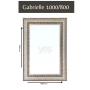 Large Wall Mirror 1000/800 Gabrielle