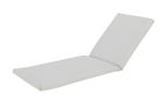 Texty Pool Lounger Cushion 100% Recycled White 1.80MX63CMX5CM