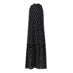 Frilled Hem Halter Maxi Dress