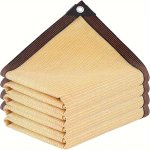 Uv Protection Outdoor Sun Shade Net With Grommets - Breathable Wind Shield Easy To Install - Suitable For Patio Pool Garden And More