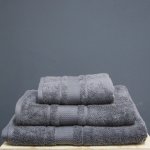 Luxury Egyptian Cotton Bath Sheet - Steel Grey