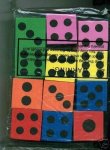 12 Foam Dice 1.5 Inch Games Math Teaching New