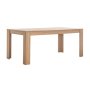 - Sego 180X90CM Dining Table - Oak - 180 X 90 Cm 6-8 Seater