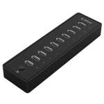 Orico 10 Port 30W Additional Power USB2.0 Hub - Black - P10-U2-V1-EU-BK