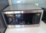 Samsung Metallic Silver Microwave