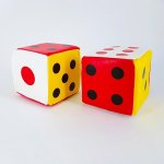 Large Dice Soft Toy - Factory Plaza