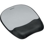 Fellowes Memory Foam Mouse Pad wrist Rest Silver