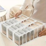 3PCS Type Premium Drawer Type Grid Finishing Storage Box Can Easily Place Underwear Socks Panties And Belt Drawer Dividers Save