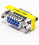 D Sub Gender Changer 9 Pin Female - 9 Pin Female